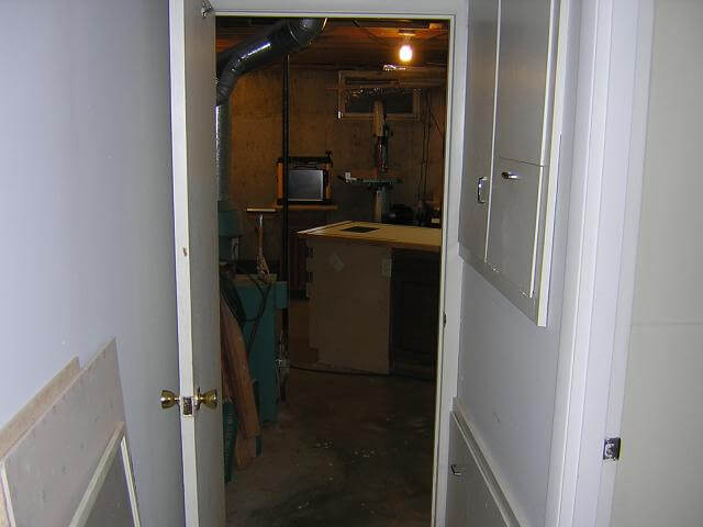 Entry way into the shop.