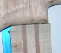 Testing the fit of the tenon - rear view.
