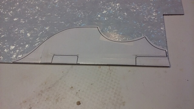 Building a pickguard.