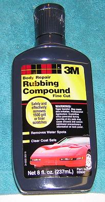 The rubbing compound I use.