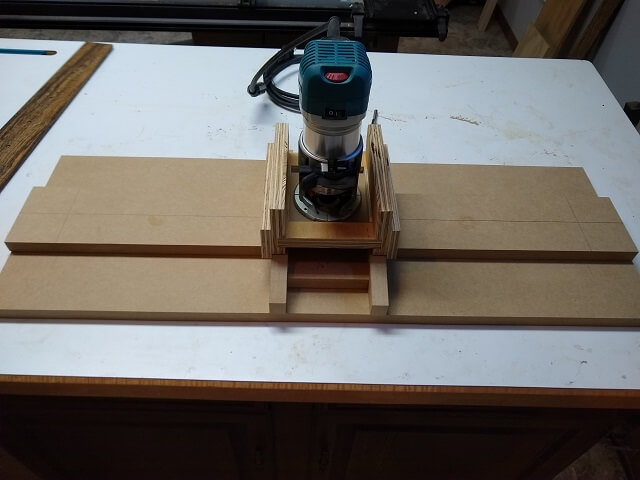 The completed jig.