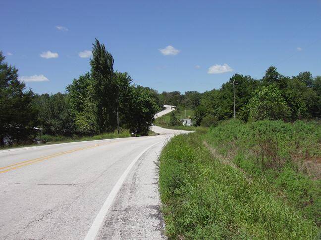 Highway 82 north of Mountain View, AR.