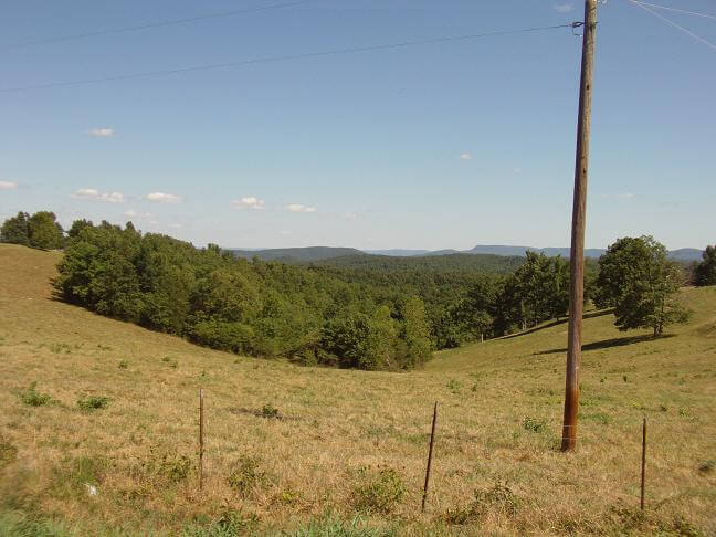 West of Marshall, AR.