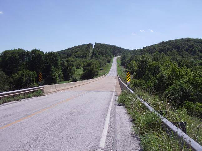 West of Jaspar, AR.