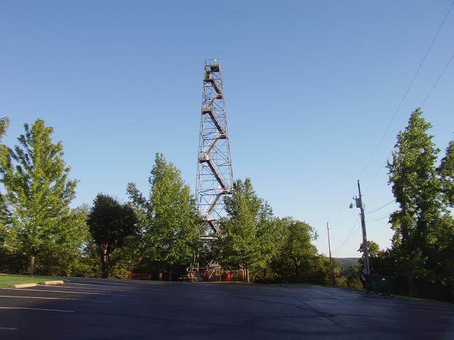 A fire watch tower in Eureka Springs, AR.