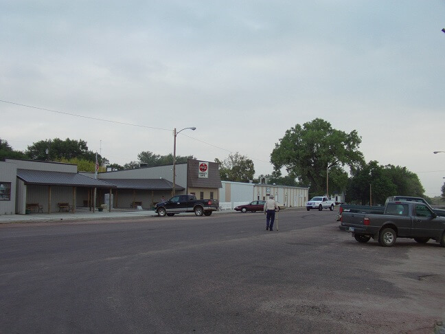 Main street in Fairfax, SD