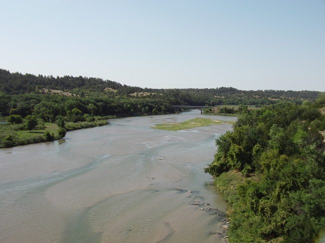 A river valley east of Valentine, NE