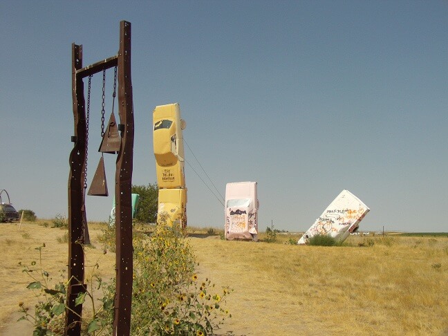 Junk art at Carhenge