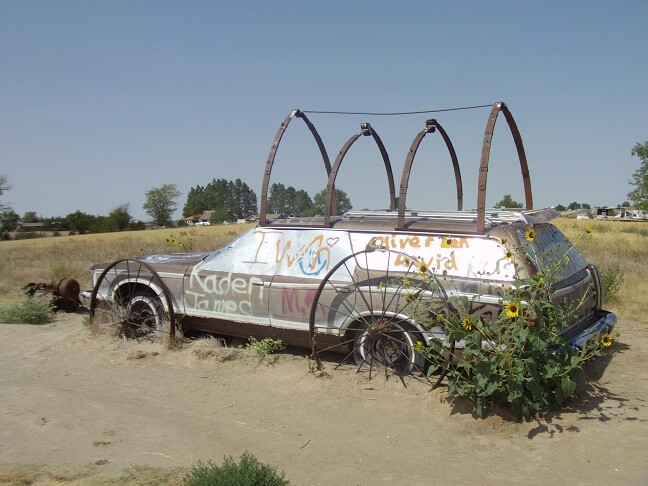 Junk art at Carhenge