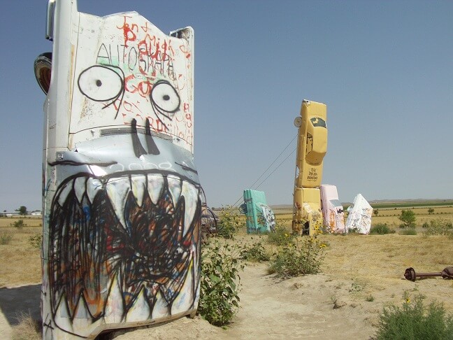 Junk art at Carhenge