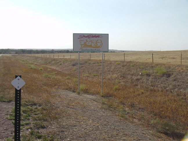 Crossing back into South Dakota.