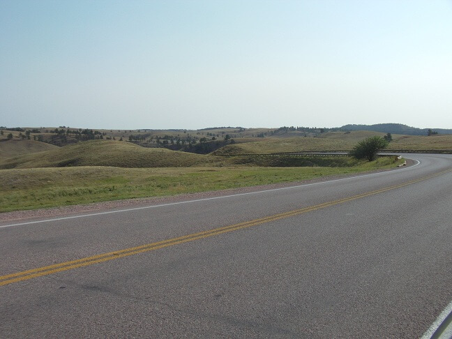 The road started getting very scenic.