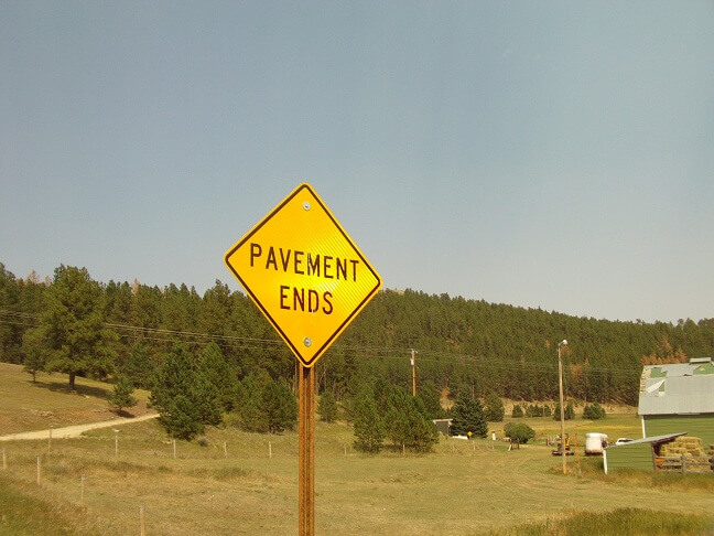 Pavement Ends