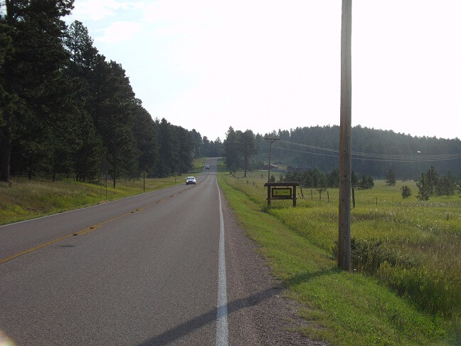 The road to Sturgis.