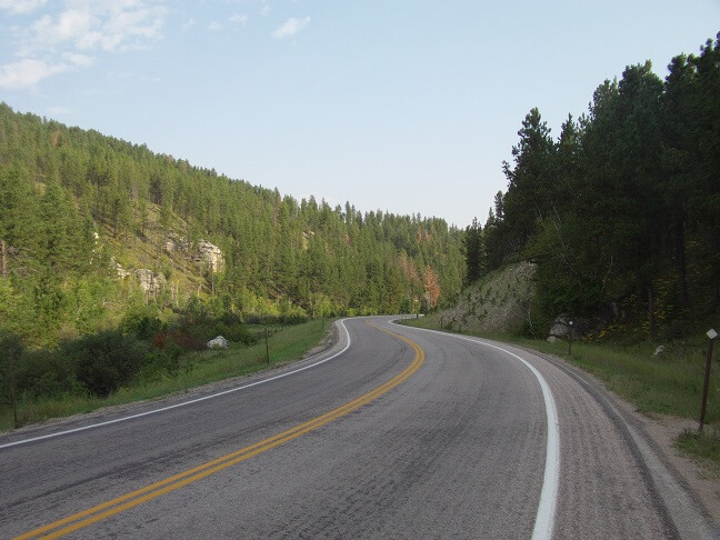 The road to Sturgis.