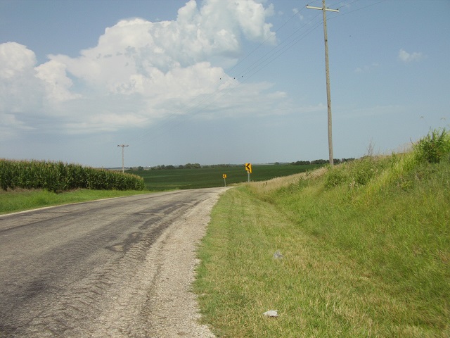 Realized I missed my turn and was still on highway 73.