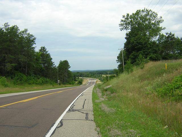 Coming into the Mississippi river valley.