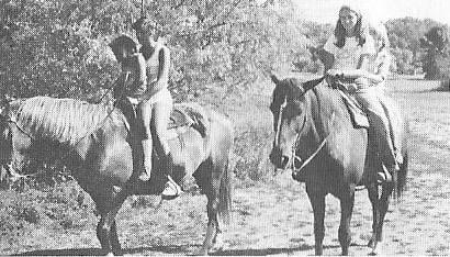 Horseback riding at Leif Ericson.