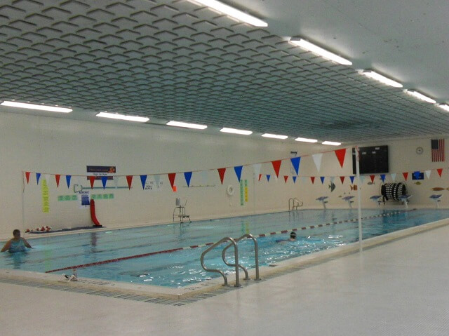 The pool in the basement of the Sioux Falls YMCA.