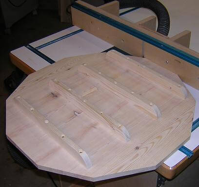 Routing the top profile.