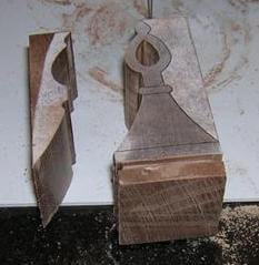 One side of a biship cut.