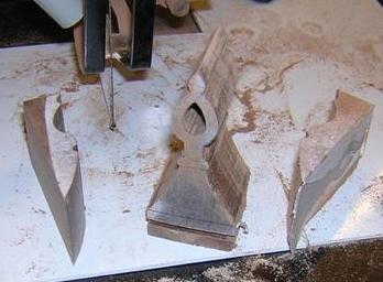 The other side of a bishop cut.