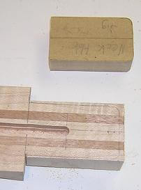 Neck tenon cut to rough width.