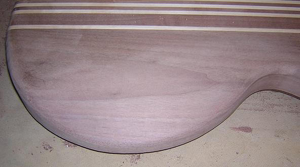 The completed cheese-belly cutout.