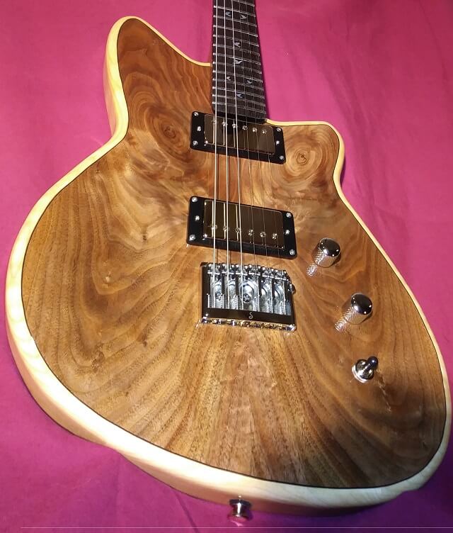 Completed photo of Doug's guitar.