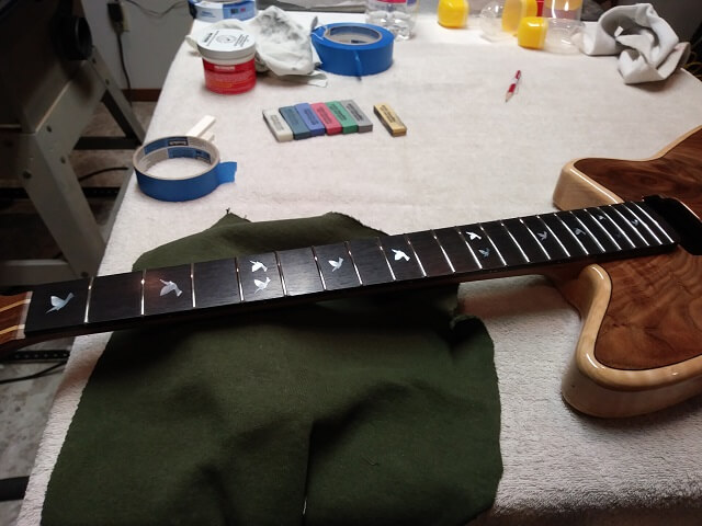 Fretwork complete.