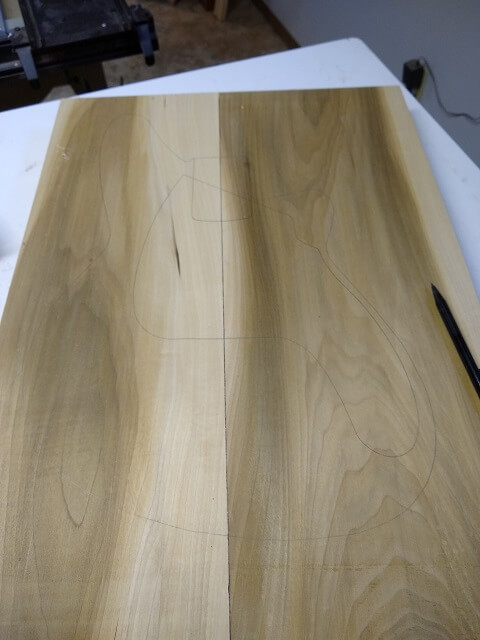 The poplar body blank.