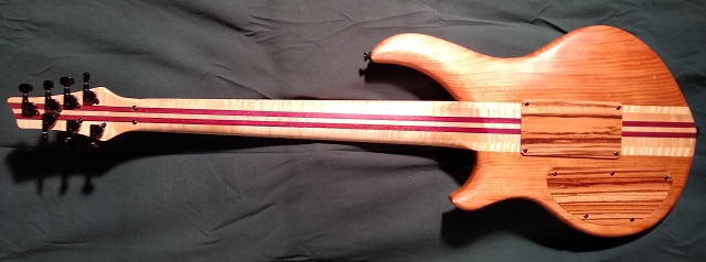 The completed guitar.