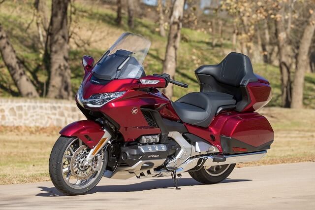 A Honda Goldwing DCT motorcycle.