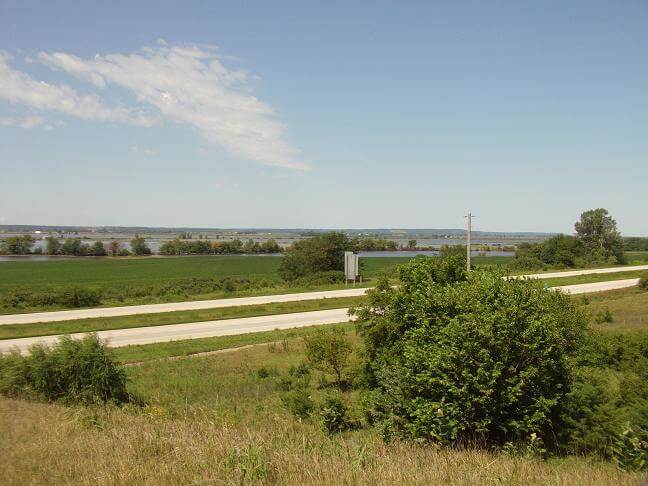 The intersection of highway 59 and I-29.