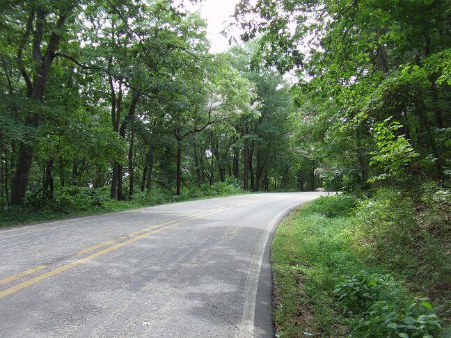 Heading up Magazine Mountain.