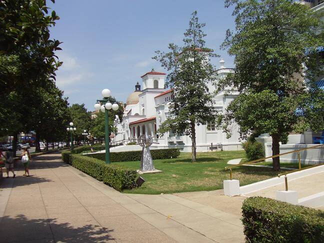 Bathhouse Row in Hot Springs National Park.