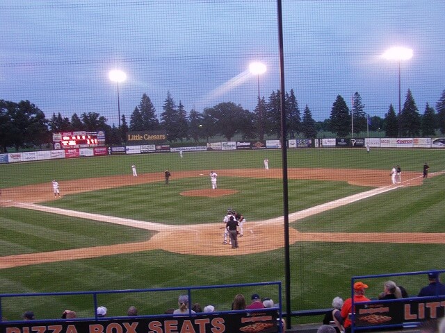 The St. Cloud Rox baseball game.