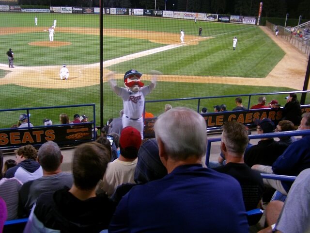 The St. Cloud Rox baseball game.