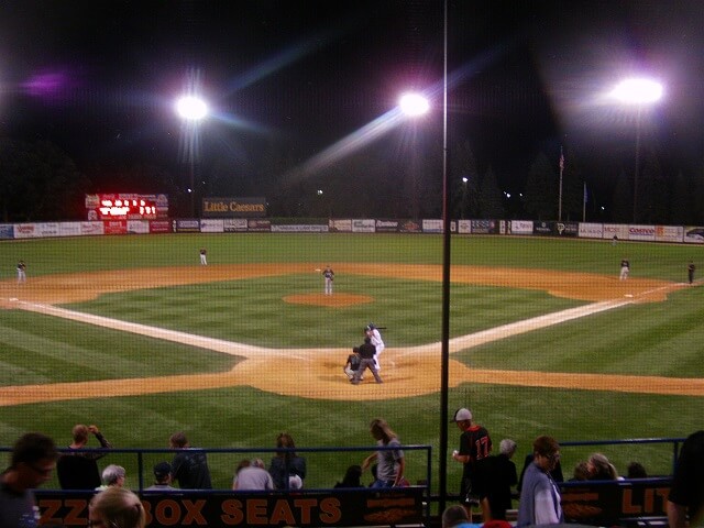 The St. Cloud Rox baseball game.