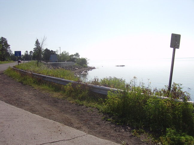 The scenic route on highway 61.