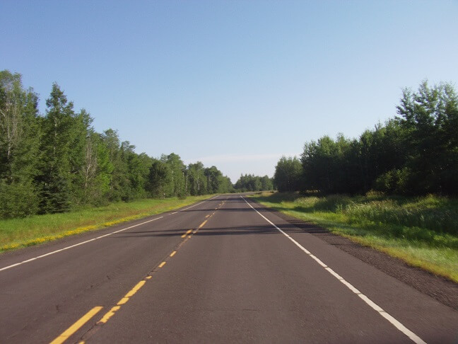 Highway 13 in Wisconsin.