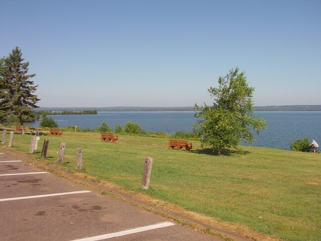 A park in Ashland, WI.