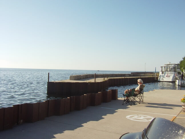 Lake Michigan as seen from Door County.