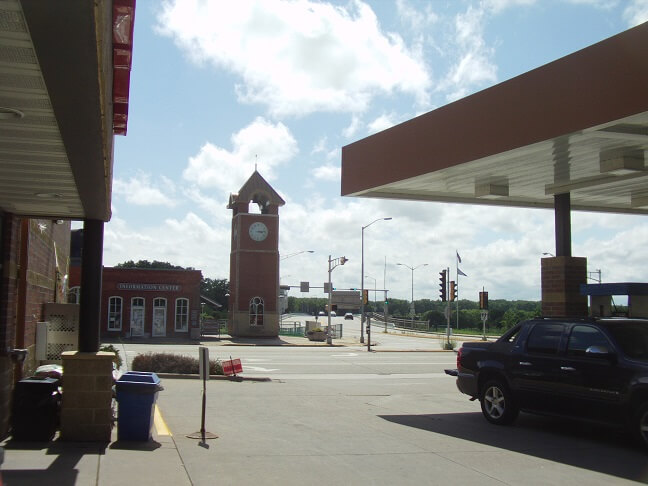 Having a snack in Prescott, WI