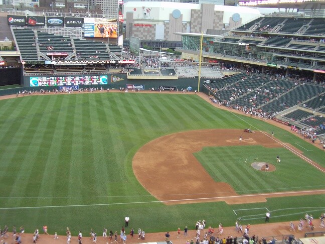 A little bit of rain before the game started.