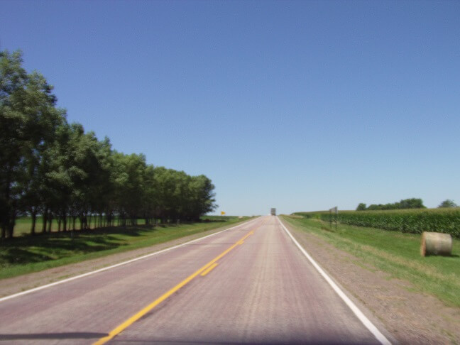 Somewhere along our detour west of St. James, MN.