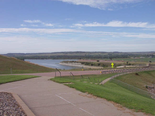 The foothills around the Missouri river.