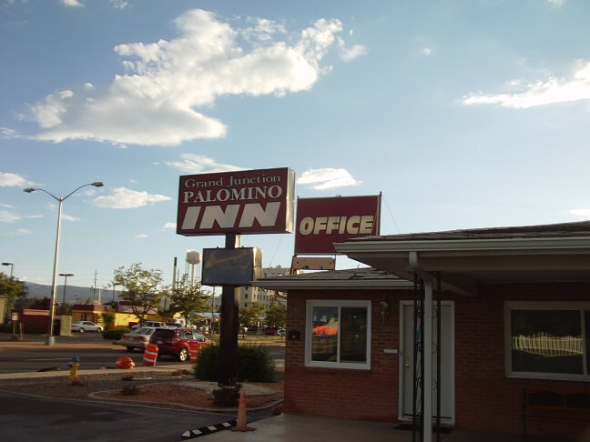 Our room in the Palomino Motel in Grand Junction.