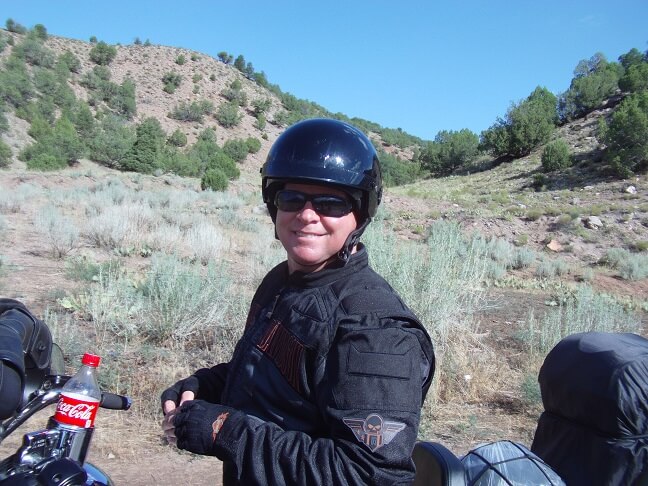 Jon enjoying the Unaweep Tabeguache Scenic Road - CO 141.