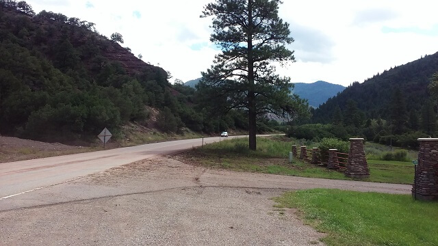 Highway 145 between Sawpit and Telluride.